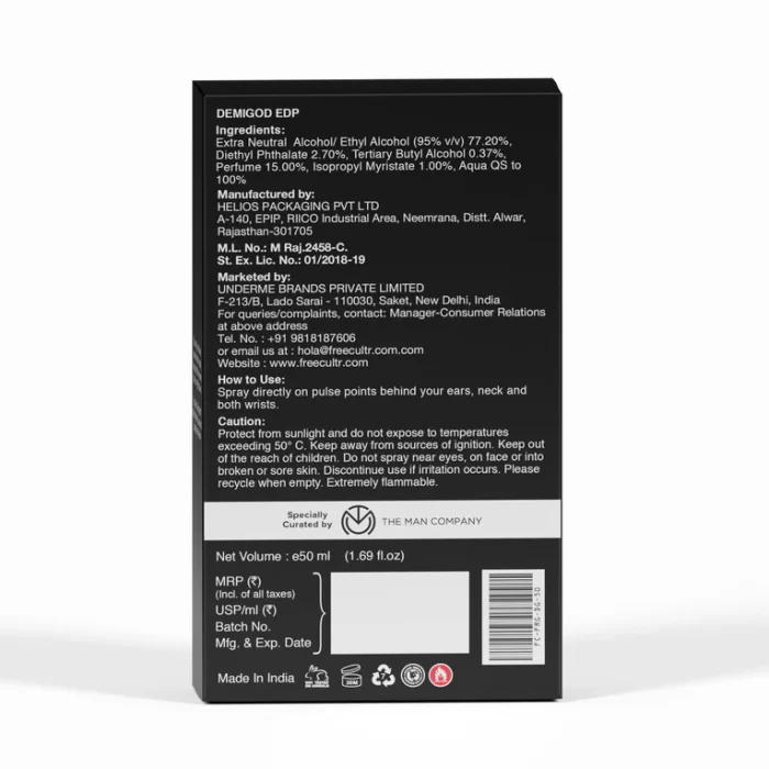 Eau De Parfum I Demigod (50ml) - Image 3